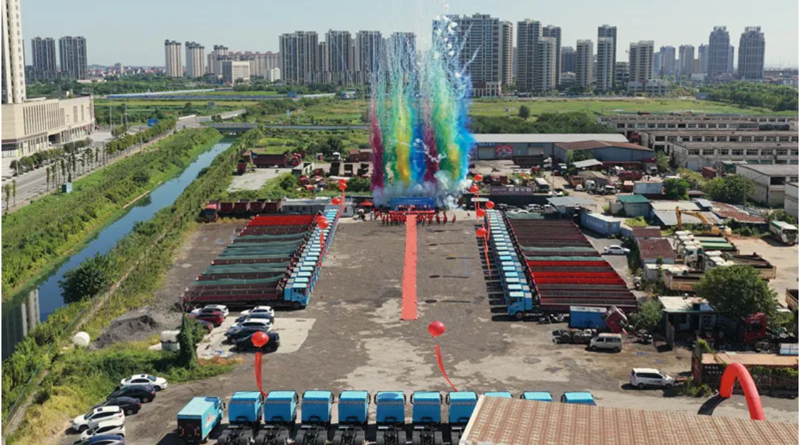 150臺(tái)！三一攜手卓新物流，江西綠色物流再提速3.png